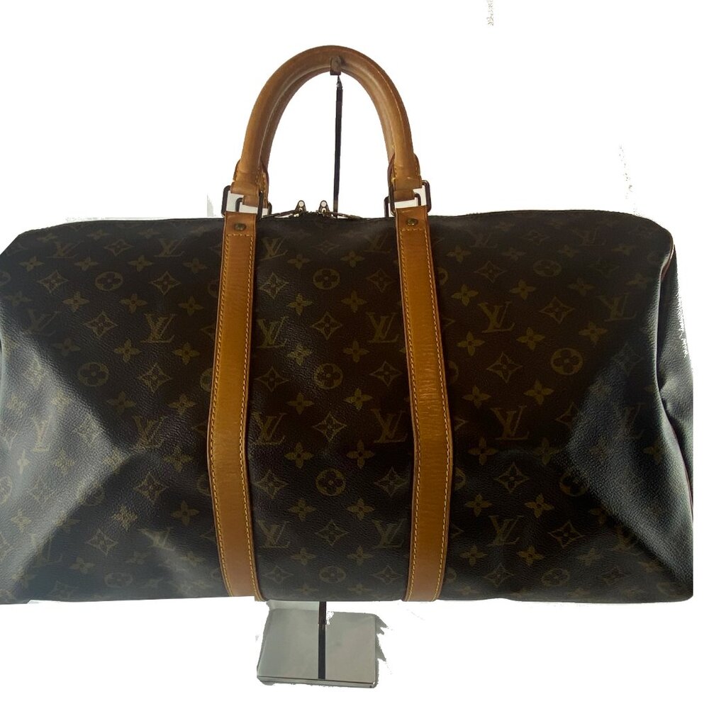 LOUIS VUITTON Keepall 50 M41426 Monogram  Boston Bag Authentic - Picture 3 of 14